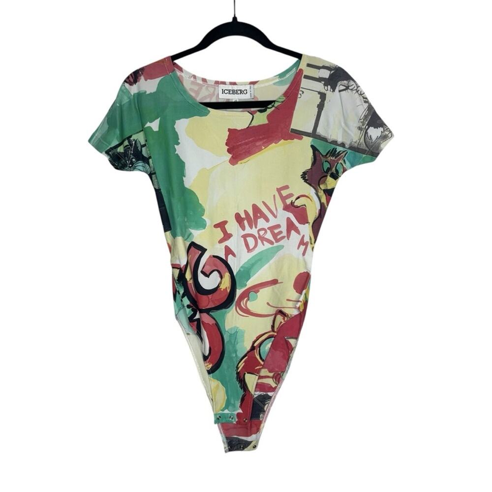 Iceberg 1992 Silk Don’t Drug Out Bodysuit